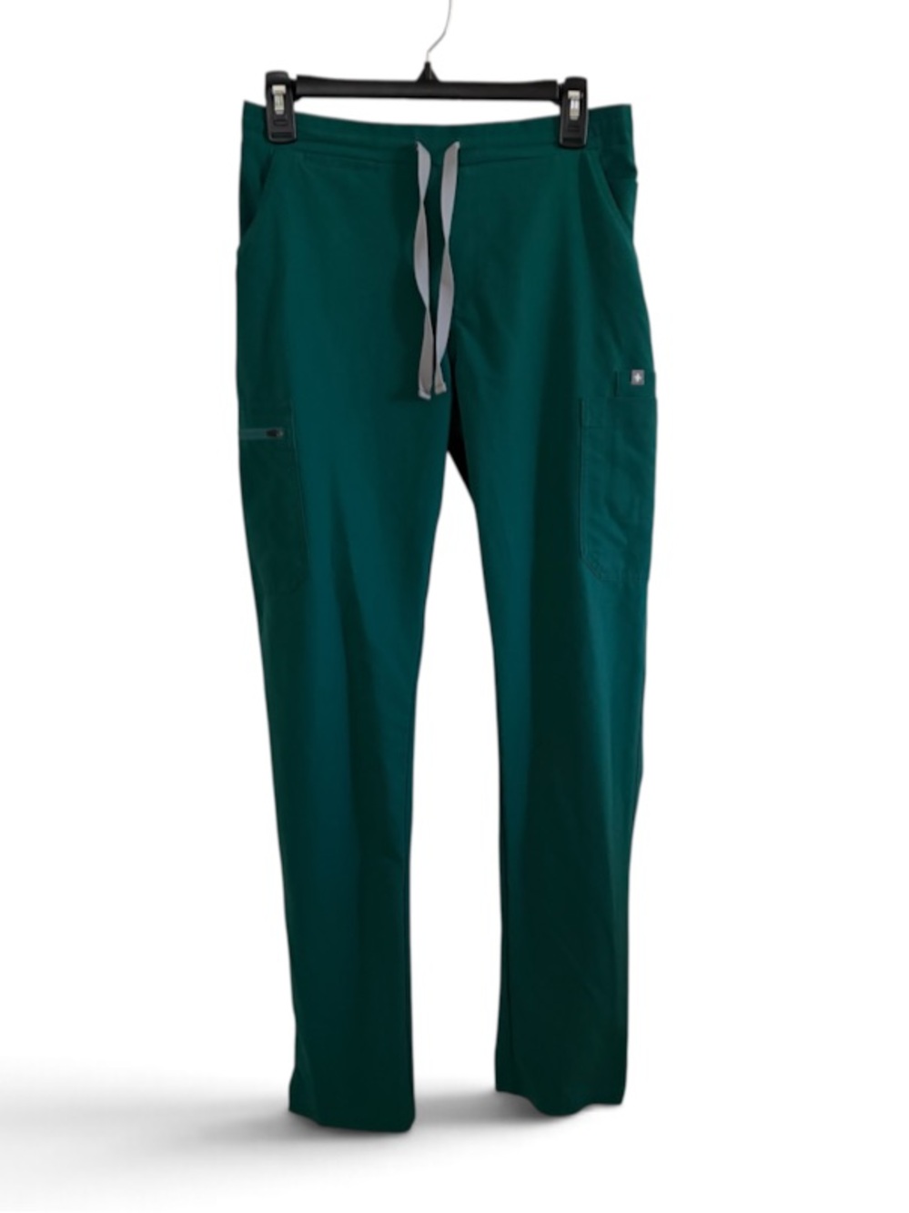 Figs Yola Skinny Scrub Pant Teal Green Size S/T Small Tall Technical Collection